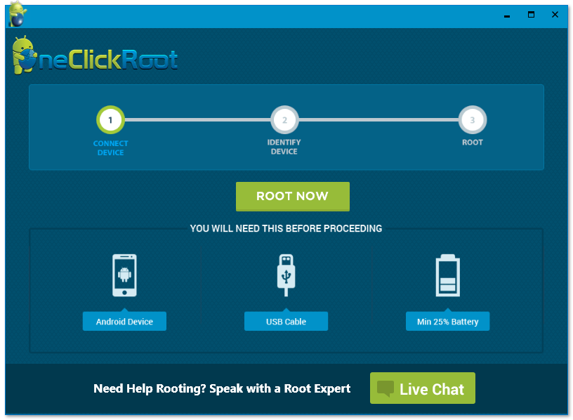 برنامج One Click Root